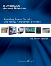 Chamberlain Access Solutions Brochure, 2009: Design and Layout using Adobe InDesign